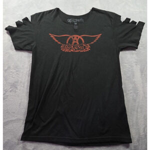 Aerosmith Concert Tee Shirt Sz Med Black 2019 RagDoll 37" Chest 1073